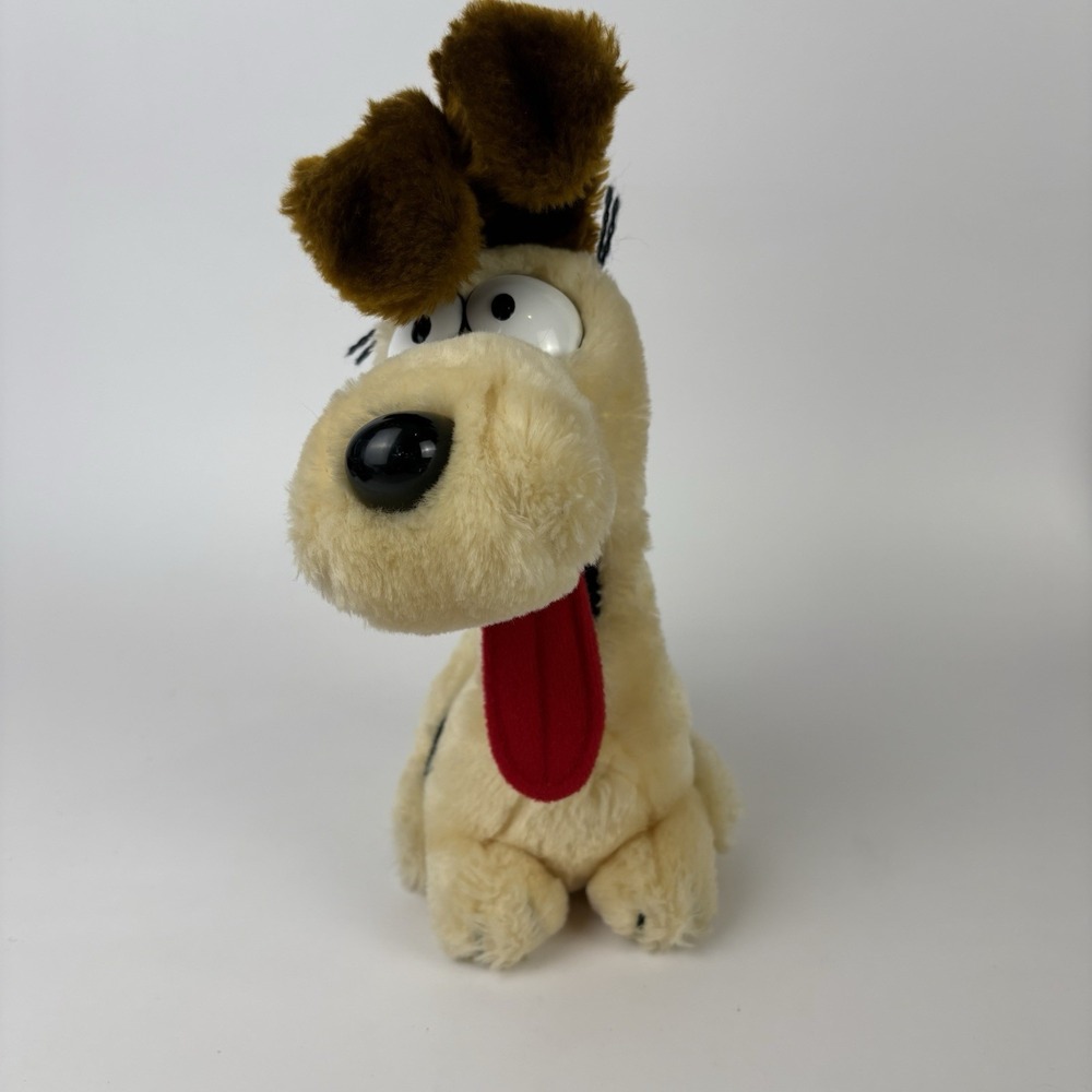 Vintage Dakin Odie Dog Plush Garfield Friend 11" Stuffed Toy 1983